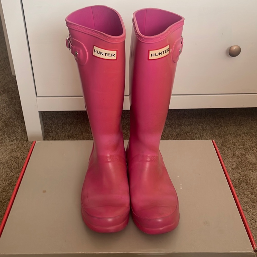 Pink Hunter Boots